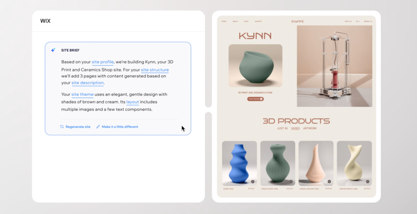 Wix AI Website Builder